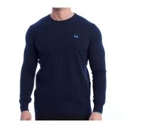 La Martina - T-shirt Basique Col Rond en Jersey de Coton - Homme - Sweatshirts et sweats à capuche - Bleu - Taille: 2XL