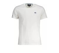 La Martina - T-shirt Blanc Brodé Style Élégant - Homme - Tops - Blanc - Taille: XL