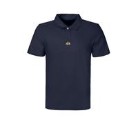 La Martina, Homme, Tops, Bleu, Taille: S Polo en Coton Bleu avec Broderie