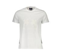 La Martina T-shirt homme manches courtes coton blanc Taille 2XL