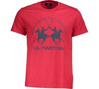 LA MARTINA T-shirt homme textile rouge SF20651 - Taille : M