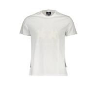 La Martina T-shirt homme manches courtes coton blanc Taille 2XL