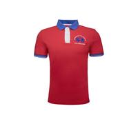 La Martina T-Shirt 'MAP005' bleu / rouge / blanc, Taille XXXL