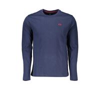 La Martina - Tee-shirt brodé bleu royal - Homme - Tops - Bleu - Taille: 2XL