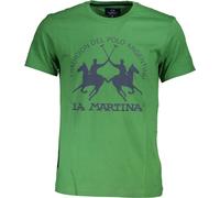 La Martina TShirt manches courtes Coupe normale Col rond Logo imprimé : Taille - M Taille : M