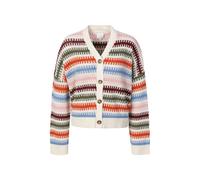 La Martina WCS009 Jacke Femme Maille Haut Outdoor Été Col Boutons Multicolor