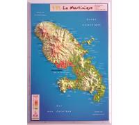 La martinique 21 x 31 cm - - Collectif - Georelief - Atlas / carte