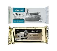 La Masse Pour Le Modelage Autodurcissant Polymérique Darw Classic, 1000 , (L'argile) Blanche