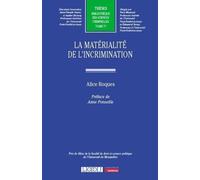 La Matérialité De L'incrimination