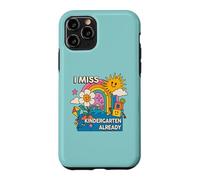 La Maternelle me Manque, C'est déjà Le dernier Jour d'école | Retro Groovy Coque pour iPhone 11 Pro