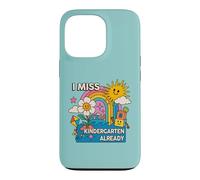 La Maternelle me Manque, C'est déjà Le dernier Jour d'école | Retro Groovy Coque pour iPhone 13 Pro
