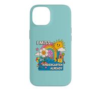 La Maternelle me Manque, C'est déjà Le dernier Jour d'école | Retro Groovy Coque pour iPhone 14