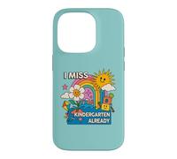 La Maternelle me Manque, C'est déjà Le dernier Jour d'école | Retro Groovy Coque pour iPhone 14 Pro