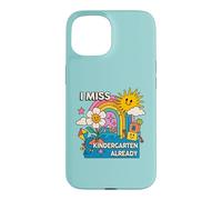 La Maternelle me Manque, C'est déjà Le dernier Jour d'école | Retro Groovy Coque pour iPhone 15