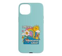 La Maternelle me Manque, C'est déjà Le dernier Jour d'école | Retro Groovy Coque pour iPhone 15 Plus