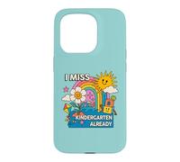 La Maternelle me Manque, C'est déjà Le dernier Jour d'école | Retro Groovy Coque pour iPhone 15 Pro