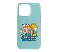La Maternelle me Manque, C'est déjà Le dernier Jour d'école | Retro Groovy Coque pour iPhone 15 Pro Max