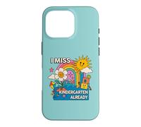 La Maternelle me Manque, C'est déjà Le dernier Jour d'école | Retro Groovy Coque pour iPhone 16 Pro