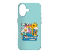 La Maternelle me Manque, C'est déjà Le dernier Jour d'école | Retro Groovy Coque pour iPhone 17