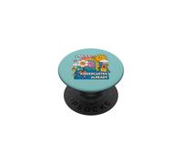 La Maternelle me Manque, C'est déjà Le dernier Jour d'école | Retro Groovy PopSockets PopGrip Adhésif