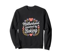 La maternité alimentée par Baking Funny Baking Mom Sweatshirt