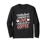 La maternité alimentée par l'amour et alimentée par Le café | Busy Mom Life Manche Longue