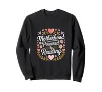 La maternité alimentée par Le Livre de Lecture Mom Life Sweatshirt