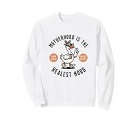 La maternité est la réalité de Funny Mama Goose Needs Coffee Sweatshirt