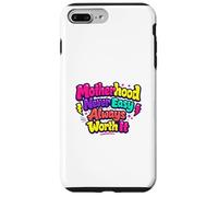 La maternité n'est jamais Facile, ça Vaut Toujours la Peine, Maman, la Vie Coque pour iPhone 7 Plus/8 Plus