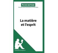 La Matière Et L'esprit (Fiche Notion) - Comprendre La Philosophie