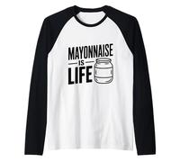 La Mayonnaise est Un Amateur de Cuisine drôle Manche Raglan
