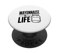 La Mayonnaise est Un Amateur de Cuisine drôle PopSockets PopGrip Adhésif