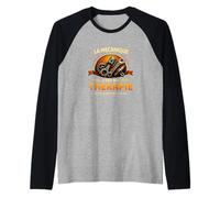 La mécanique c’est ma thérapie - Humour mécanicien Vintage Manche Raglan