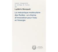 La mecanique moleculaire des fluides : un champ d'innovation pour l'eau et l'energie