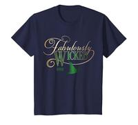 La méchante Elphaba fabuleusement méchante T-Shirt, Enfant, Bleu Marine, 4 Ans