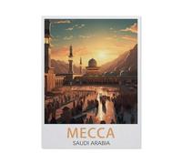 La Mecque, Arabie Saoudite,for Children 1000 Pieces Papier Puzzle Jigsaws, DIY Casual Puzzles Toys, for Adults and Teenagers Unique Gifts Toys(50x70cm)-BF53