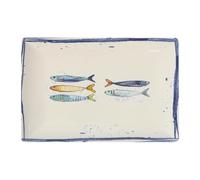 La Mediterránea Assiette de présentation 30x20cm Peixe 6 pièces
