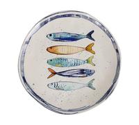La Mediterránea Assiette plate 26cm Peixe 6 pièces