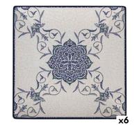 La Mediterránea Assiette plate Rosetta 24 x 24 x 2 cm (6 unités)