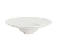 La Mediterránea Lot de 6 assiettes à pâtes Bari Ivoire Grès (25 x 6,6 cm)