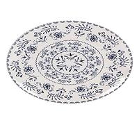 La Mediterránea S2206814 Assiette Llano, Blur Monaco Brillant, Porcelaine 26 cm
