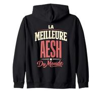La Meilleure AESH du Monde Cadeau Femme École Sweat à Capuche