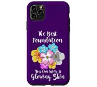 La Meilleure Base de Teint est Glowing Skin Funny Estheticians Coque pour iPhone 11 Pro Max