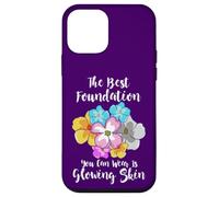 La Meilleure Base de Teint est Glowing Skin Funny Estheticians Coque pour iPhone 12 Mini