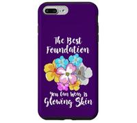 La Meilleure Base de Teint est Glowing Skin Funny Estheticians Coque pour iPhone 7 Plus/8 Plus