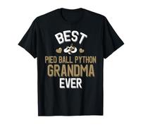 La Meilleure Grand-mère de Tous Les Temps : Piebald Snake Amoureuse de Pied Ball Python T-Shirt