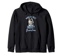 La Meilleure Grand-mère Husky du Monde, Mignon Petit Chien Husky sibérien Sweat à Capuche
