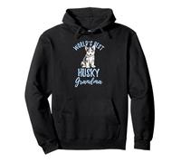 La Meilleure Grand-mère Husky du Monde, Mignon Petit Chien Husky sibérien Sweat à Capuche