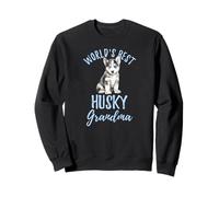 La Meilleure Grand-mère Husky du Monde, Mignon Petit Chien Husky sibérien Sweatshirt