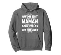 La Meilleure Maman Avec 2 Filles Fête Des Mères Femme Cadeau Sweat à Capuche